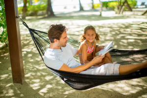 Guests Relaxing in a Hammock